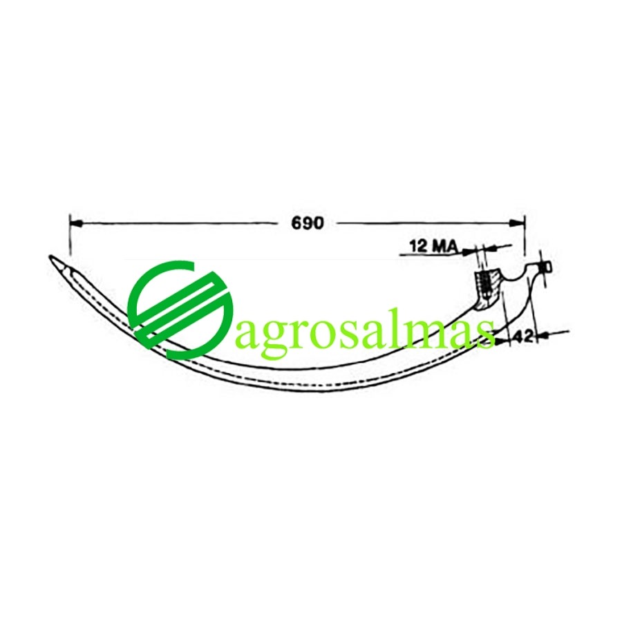 Βελόνα Σπάγγου JOHN DEERE