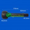 DeLaval Θήλαστρο Αιγοπροβάτων μακρύ Λαστιχένιο