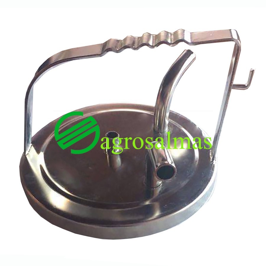 Καπάκι Κάδου 30Λ Ανοξείδωτο με Φλάντζα