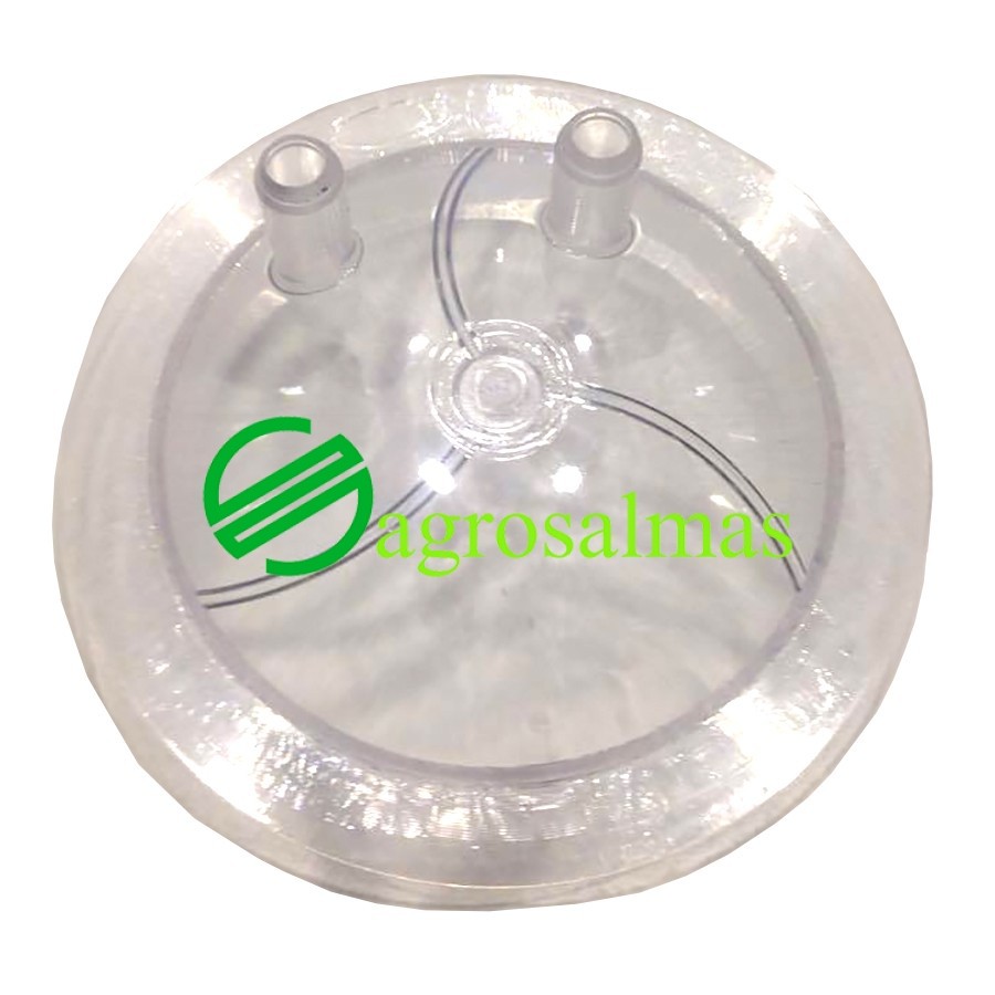 Καπάκι Κάδου 30Λ Διάφανο 2Εξόδοι