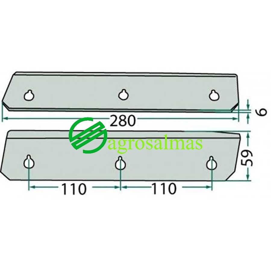 Μαχαίρι Σταθερό ίσιο