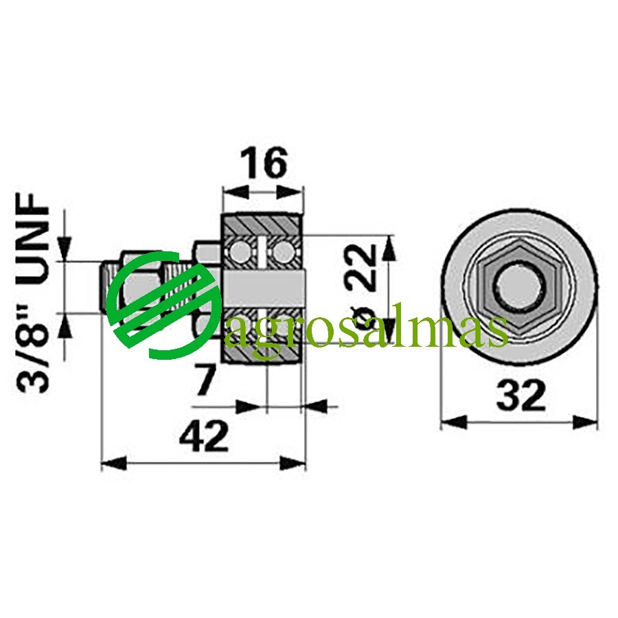 Ρουλεμάν Ανέμης με πάσο