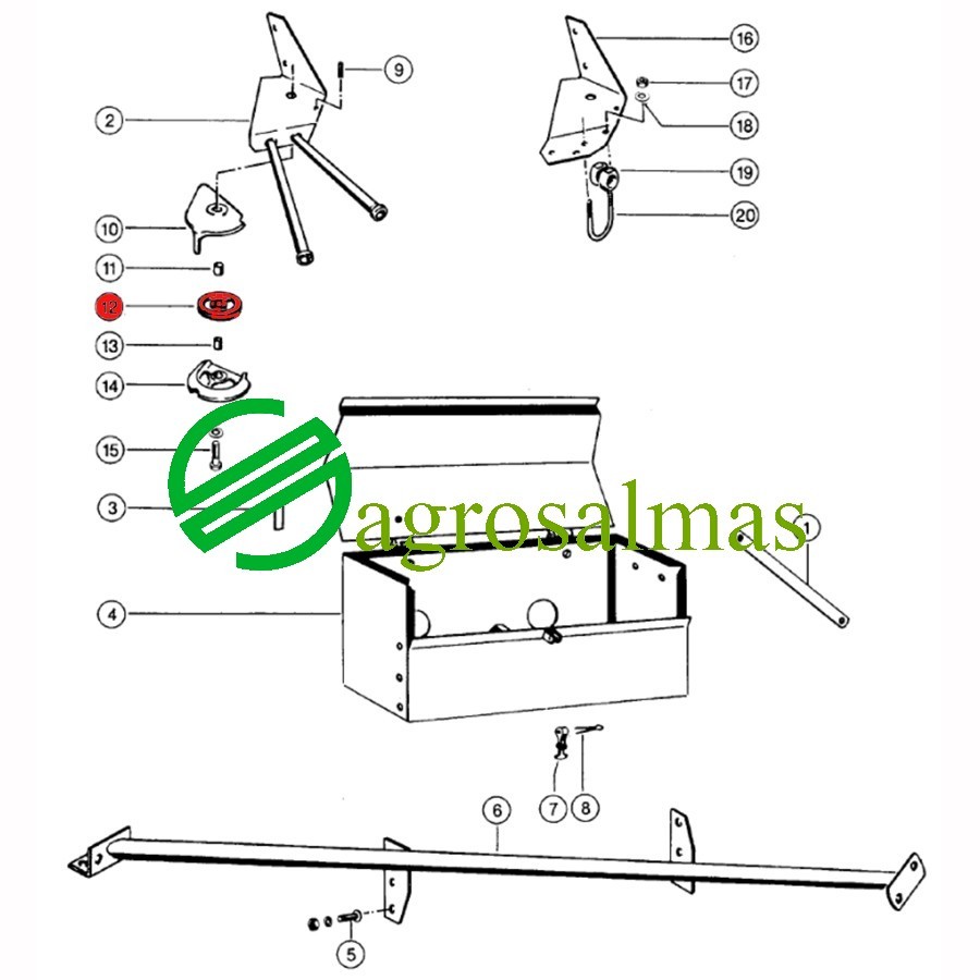 Τροχαλία Σύρματος CLAAS MARKANT