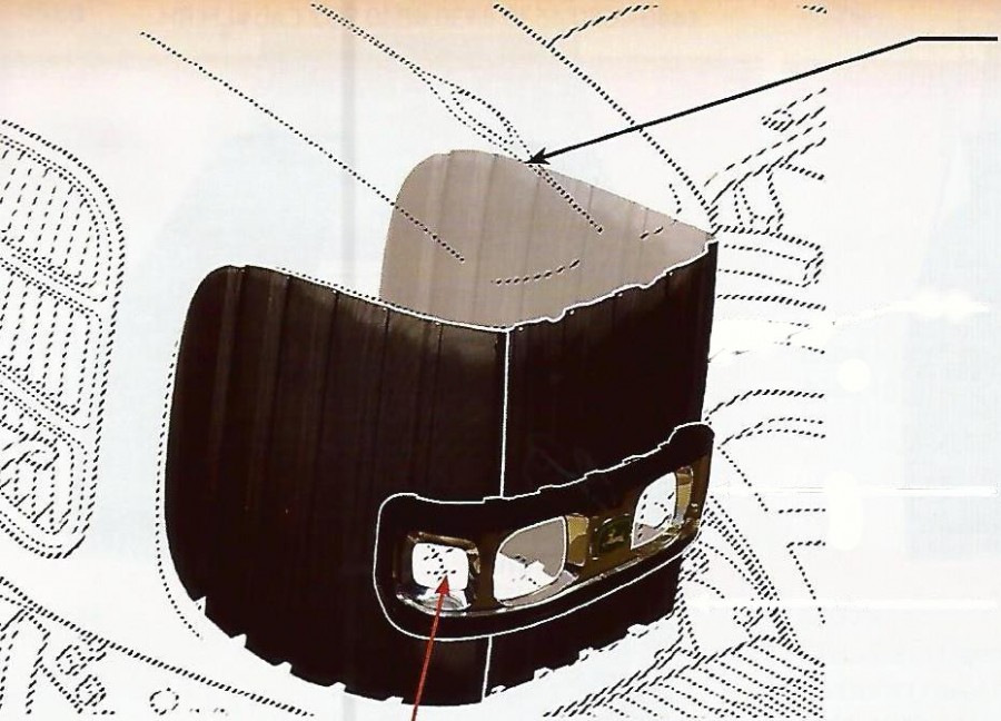 Σίτα μπροστινή μάσκα John Deere