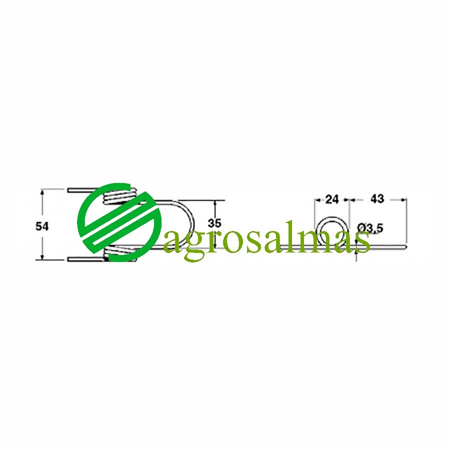 Ελατήριο Γλώσσας Καστάνιας Δετικού Gallignani