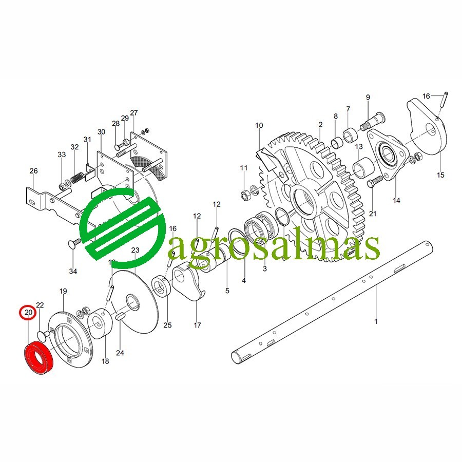 Ρουλεμάν στρόγγυλου Κουζινέτου Δετικού