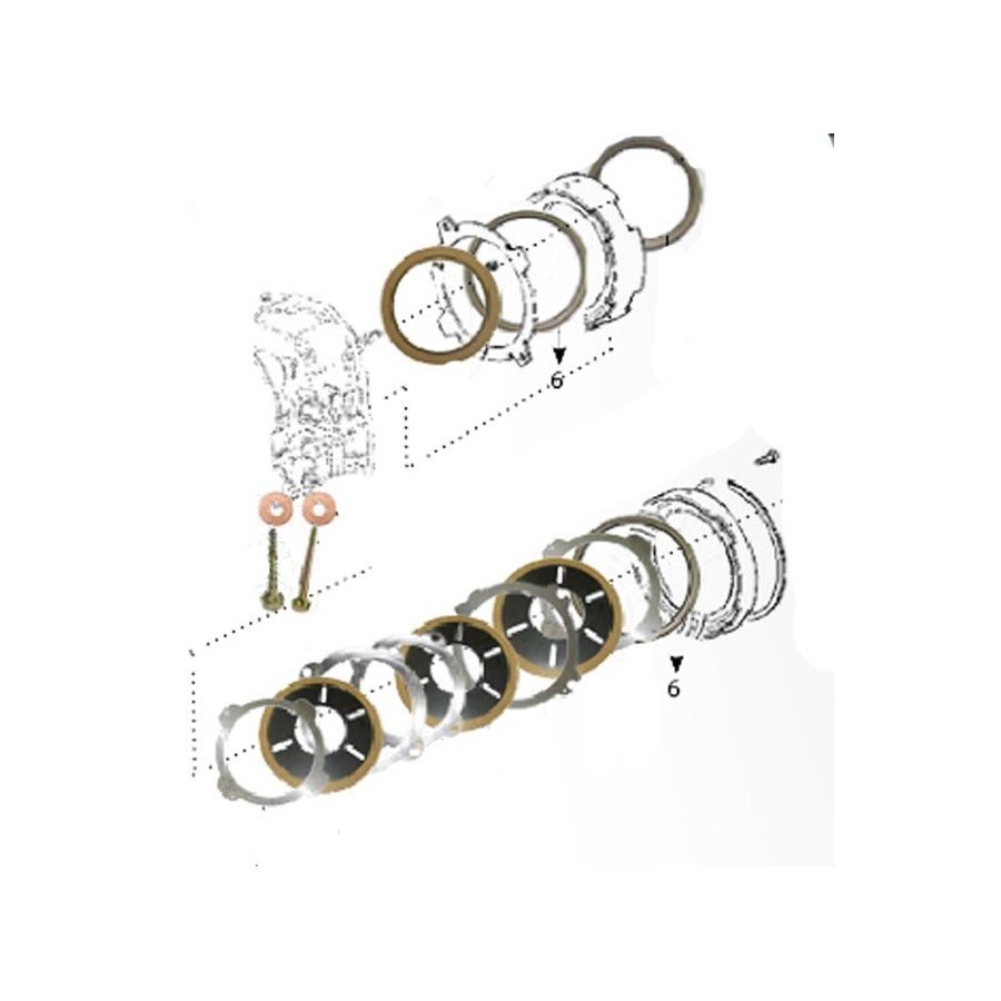 Έμβολο πίεσης δίσκων συμπλέκτη  John Deere