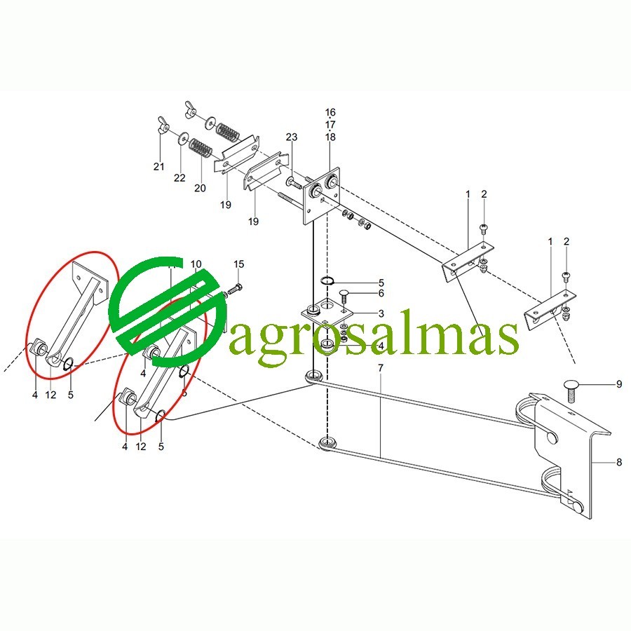 Βάση Πορσελάνης (Θηλειάς) Σπάγγου πλήρης Welger