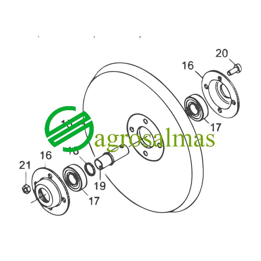 Πείρος Τροχού Νο. 24 (μακρύς-Set)
