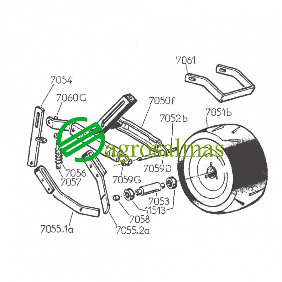 Νάση Τροχού (με κλίση στον τροχό)